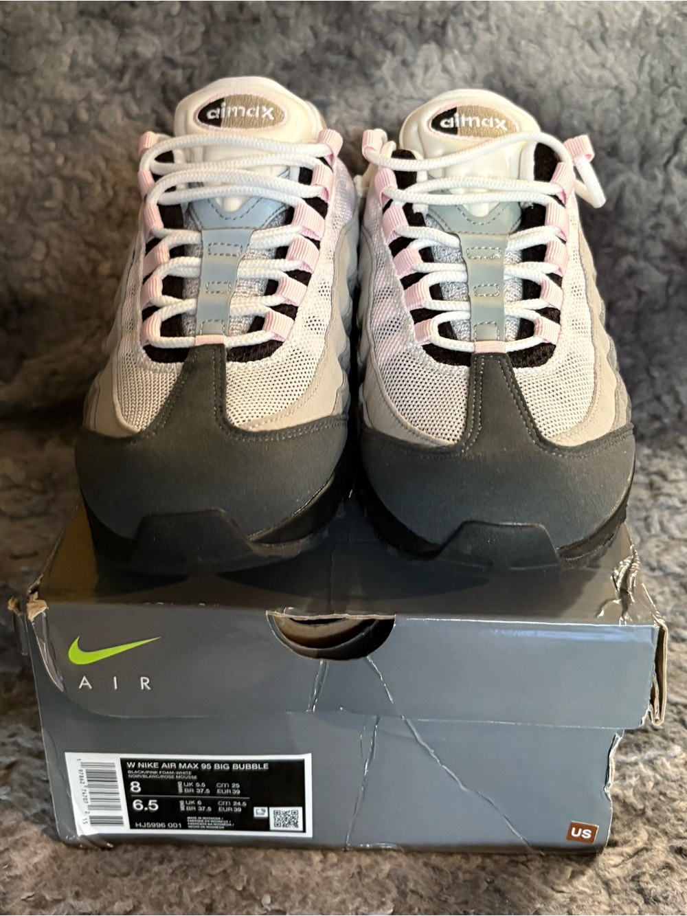 Nike Air Max 95 Big Bubble Pink Foam 2026 Women’s Size 8 - Picture 2 of 4